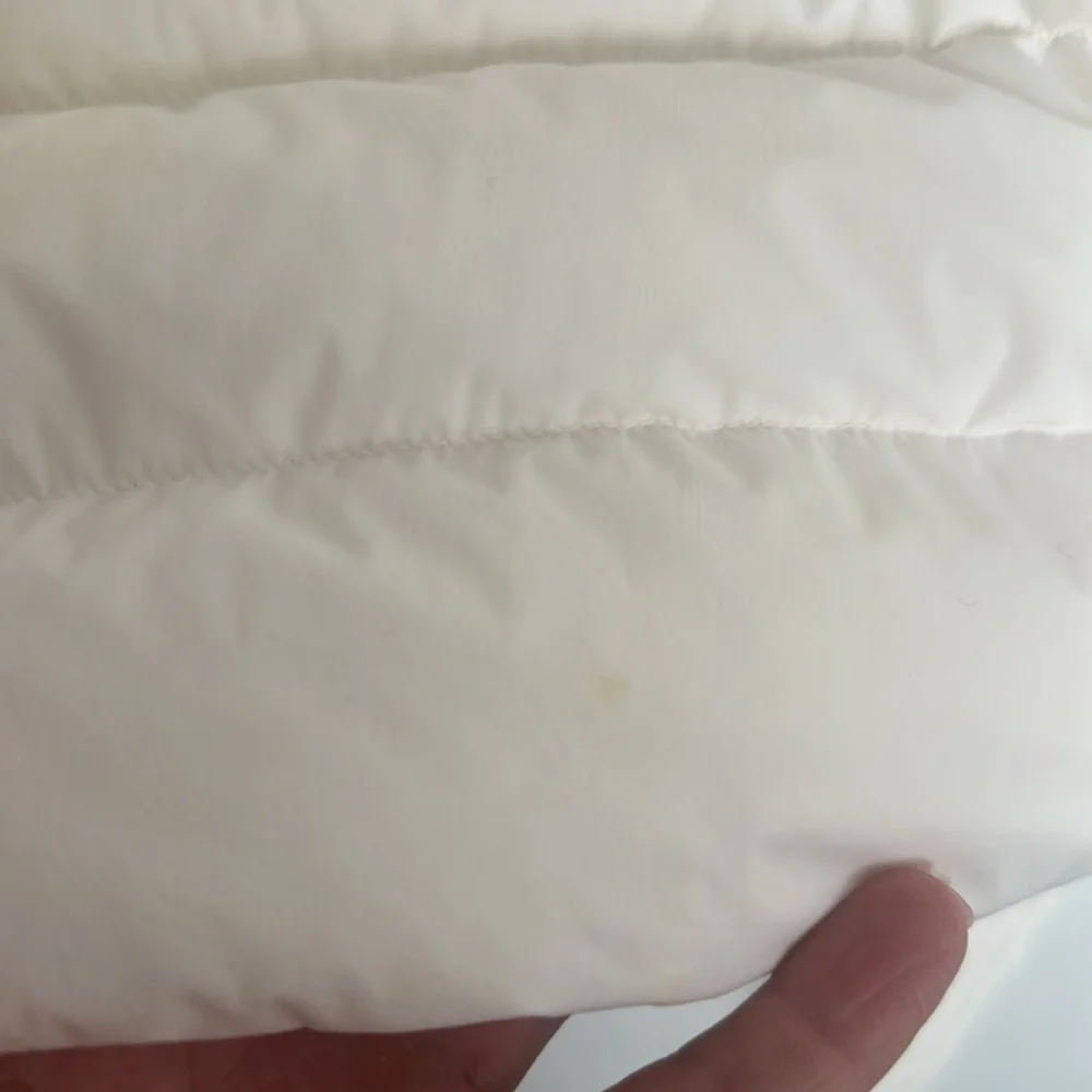 GORGEOUS MACKAGE goose down white wrap jacket S - Picture 17 of 17